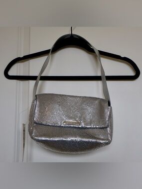 Madden Girl Silver Sequin Shoulder Bag